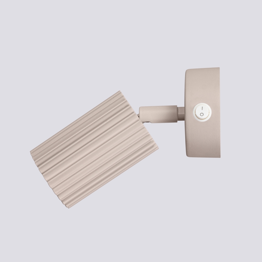 Brilagi - Aplique de parede LED direcionável CRESTO 1xGU10/10W/230V taupe