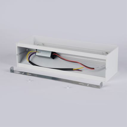 Brilagi - Aplique de parede LED exterior DONNANI LED/12W/230V 30 cm branco IP44