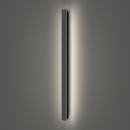 Brilagi - Aplique de parede LED exterior LINEAR LED/22W/230V 4000K IP65 100 cm preto CRI 90