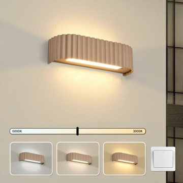 BRILAGI - Aplique de parede LED FALCON MODERN LED/10W/230V 30 cm 3000/4500/6000K bege