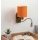 Brilagi - Aplique de parede LED flexível NUBILA 1xE27/25W/230V + LED/3W latão/laranja