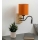 Brilagi - Aplique de parede LED flexível NUBILA WOOD 1xE27/25W/230V + LED/3W carvalho/preto/laranja