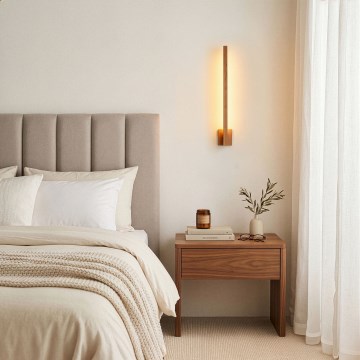 BRILAGI - Aplique de parede LED GARDALINE LED/90W/230V 100 cm carvalho