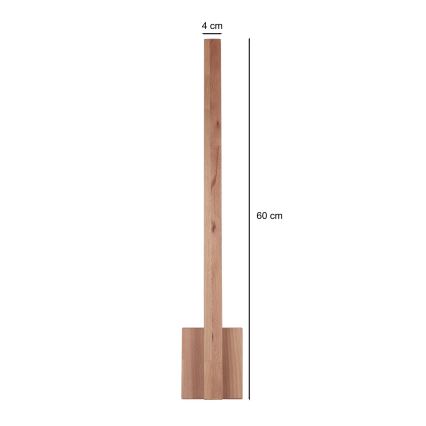 BRILAGI - Aplique de parede LED GARDALINE LED/90W/230V 60 cm carvalho