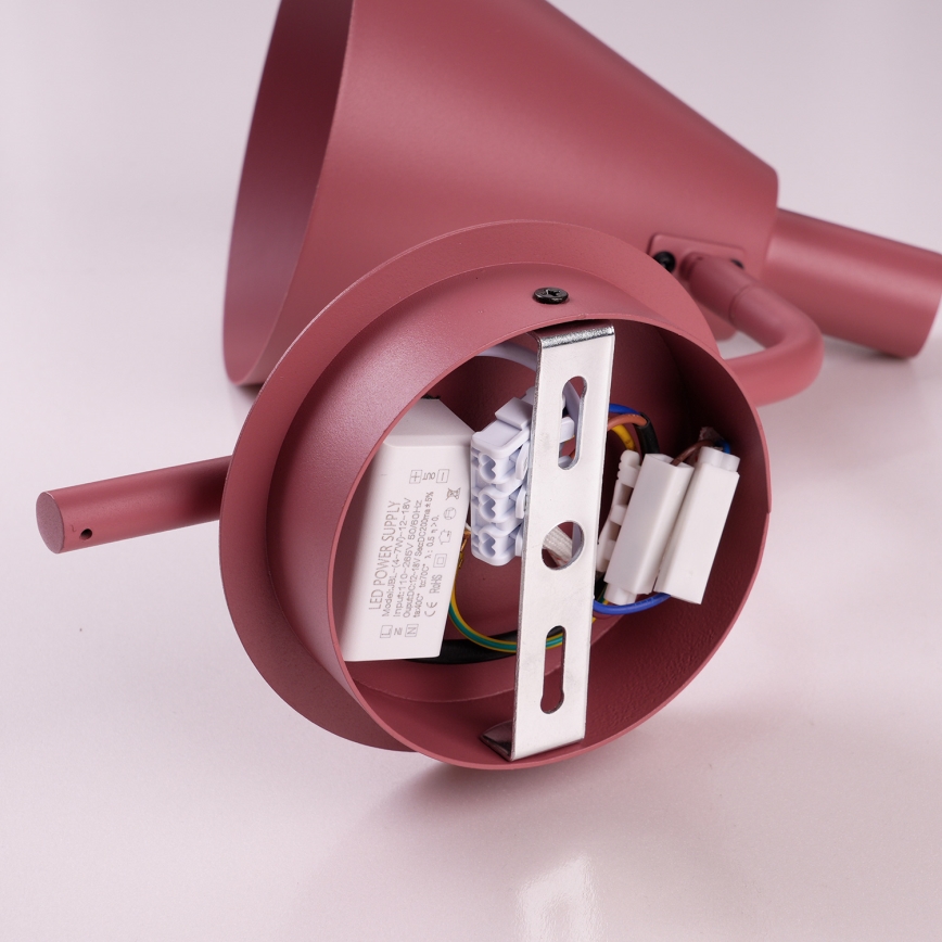 Brilagi - Aplique de parede LED LUCERA LED/3W/230V rosa