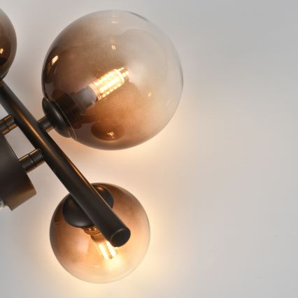 Brilagi - Aplique de parede LED MILLA 3xG9/3W/230V castanho/castanho fumado