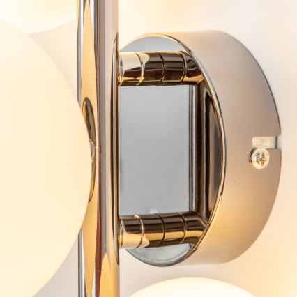 Brilagi - Aplique de parede LED MILLA 3xG9/3W/230V preto cromado/branco