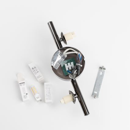 Brilagi - Aplique de parede LED MILLA 3xG9/3W/230V preto cromado/branco