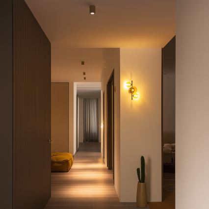 Brilagi - Aplique de parede LED MILLA 3xG9/3W/230V preto cromado/dourado