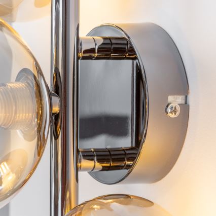 Brilagi - Aplique de parede LED MILLA 3xG9/3W/230V preto cromado/dourado