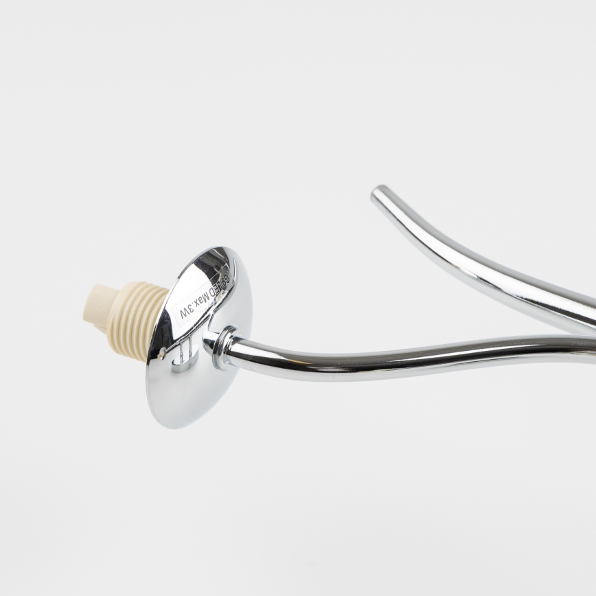 Brilagi - Aplique de parede LED MISTEL 3xG9/3W/230V preto cromado/fumado