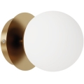 Brilagi - Aplique de parede LED para casa de banho BALL LED/6W/230V 3000/4000/6500K IP44 dourado