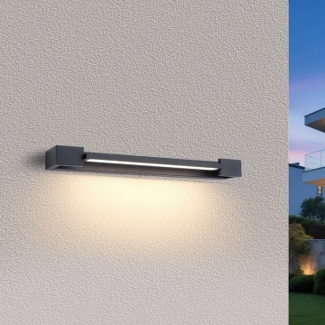 Brilagi - Aplique de parede LED para exterior AQUA LINE LED/12W/230V 45 cm IP44 antracite IRC 90