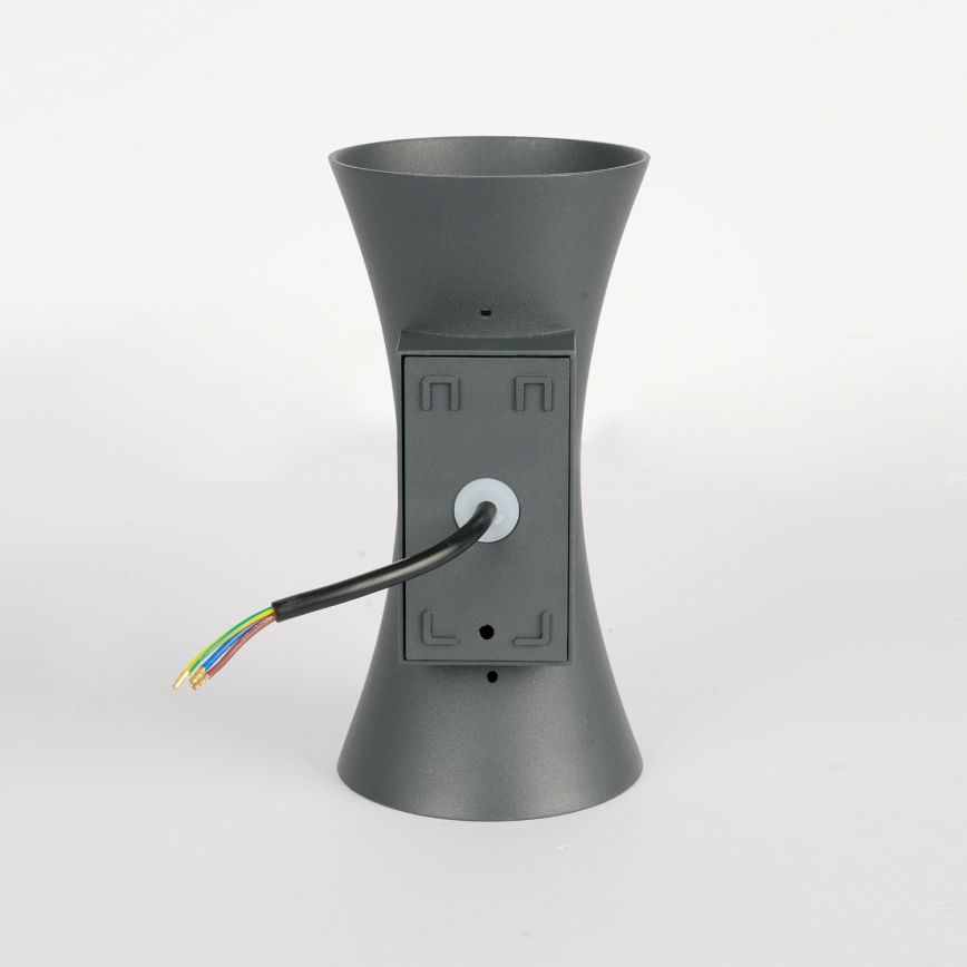 Brilagi - Aplique de parede LED para exterior BICON LED/10W/230V antracite IP44