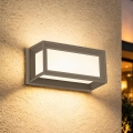 Brilagi - Aplique de parede LED para exterior com sensor PARKER LED/12W/230V cinzento IP44