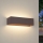 Brilagi - Aplique de parede LED para exterior DONNANI LED/12W/230V 30 cm castanho IP44