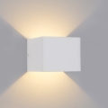 Brilagi - Aplique de parede LED para exterior DONNANI LED/5W/230V 10 cm branco IP44