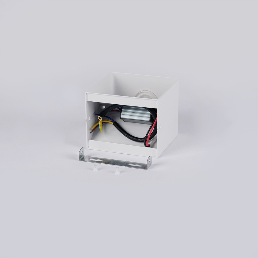 Brilagi - Aplique de parede LED para exterior DONNANI LED/5W/230V 10 cm branco IP44
