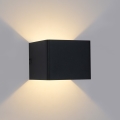 Brilagi - Aplique de parede LED para exterior DONNANI LED/5W/230V 10 cm preto IP44