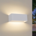 Brilagi - Aplique de parede LED para exterior DONNANI LED/7W/230V 20 cm branco IP44