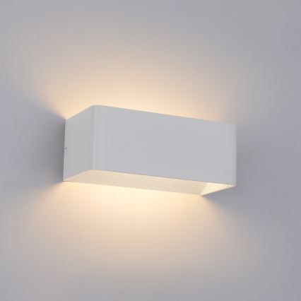 Brilagi - Aplique de parede LED para exterior DONNANI LED/7W/230V 20 cm branco IP44