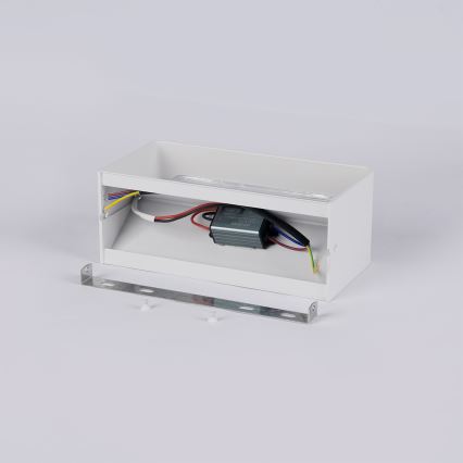 Brilagi - Aplique de parede LED para exterior DONNANI LED/7W/230V 20 cm branco IP44