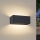 Brilagi - Aplique de parede LED para exterior DONNANI LED/7W/230V 20 cm preto IP44