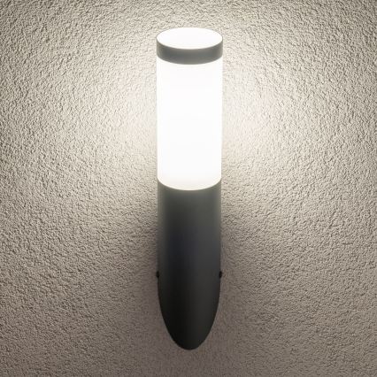 BRILAGI - Aplique de parede LED para exterior ELIA 1xE27/7W/230V 4000K IP44 antracite