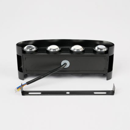 Brilagi - Aplique de parede LED para exterior FLAREBOX LED/8W/230V preto IP65