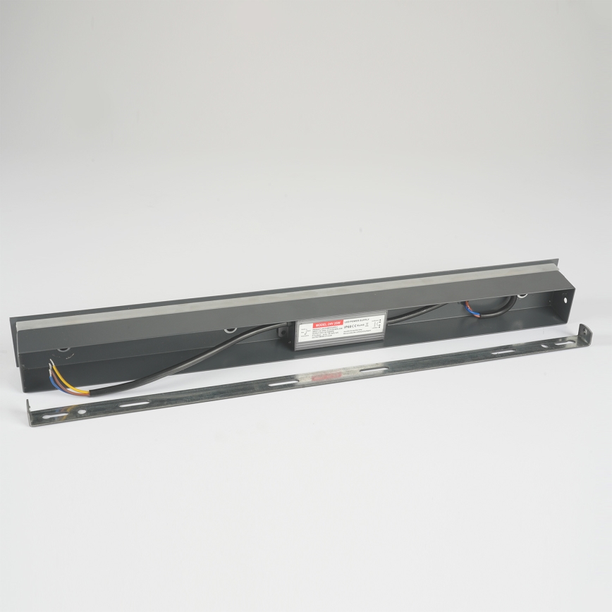 Brilagi - Aplique de parede LED para exterior LINEAR LED/8W/230V 4000K IP65 30 cm antracite CRI 90