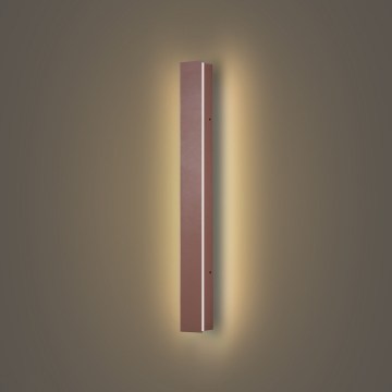 Brilagi - Aplique de parede LED para exterior LINEAR LED/12W/230V 3000K IP65 50 cm castanho CRI 90