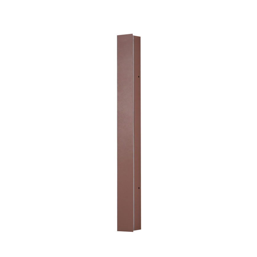 Brilagi - Aplique de parede LED para exterior LINEAR LED/12W/230V 3000K IP65 50 cm castanho CRI 90