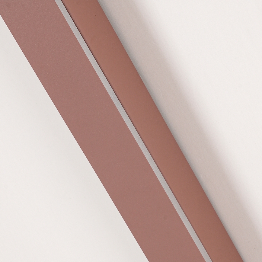 Brilagi - Aplique de parede LED para exterior LINEAR LED/12W/230V 3000K IP65 50 cm castanho CRI 90