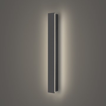 Brilagi - Aplique de parede LED para exterior LINEAR LED/12W/230V 4000K IP65 50 cm antracite CRI 90