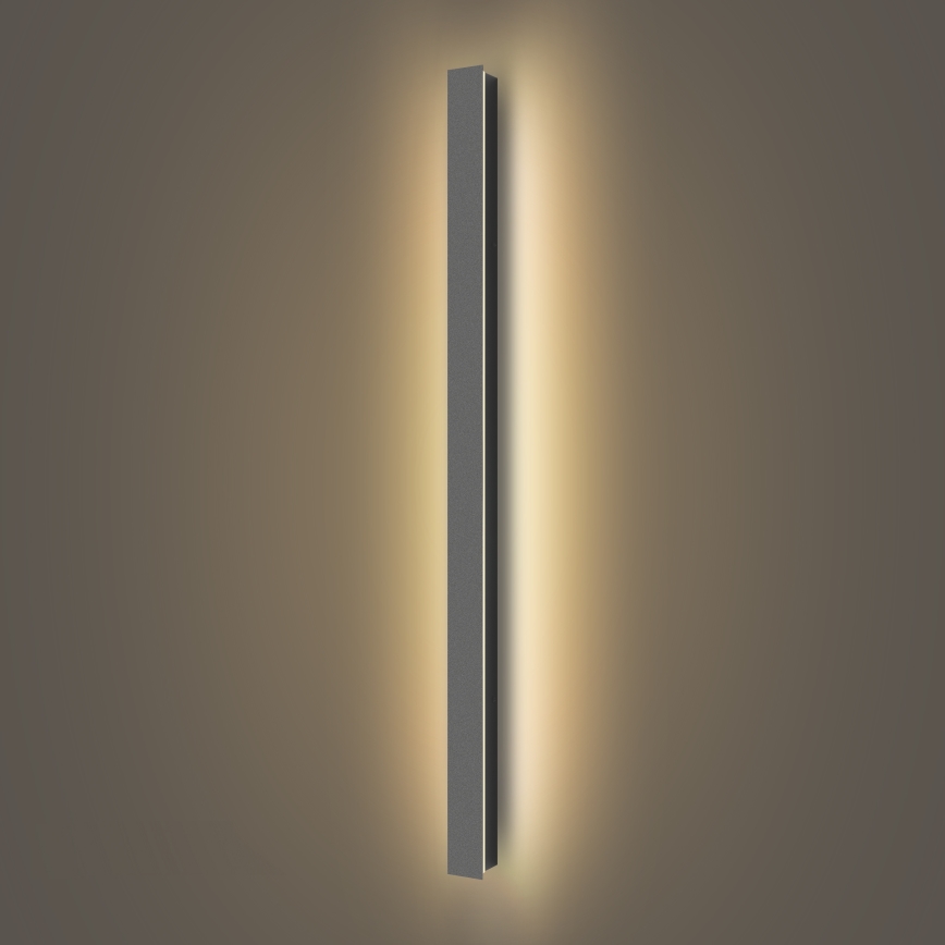 Brilagi - Aplique de parede LED para exterior LINEAR LED/22W/230V 3000K IP65 100 cm antracite CRI 90