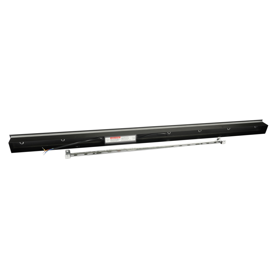 Brilagi - Aplique de parede LED exterior LINEAR LED/22W/230V 4000K IP65 100 cm preto CRI 90