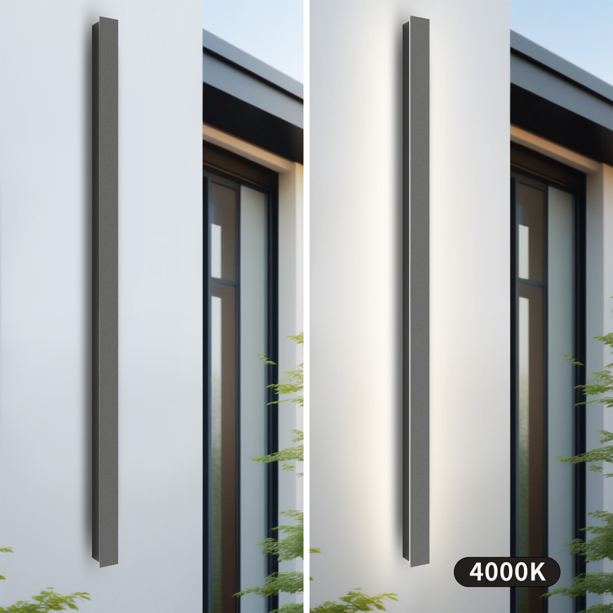 Brilagi - Aplique de parede exterior LINEAR LED/32W/230V 4000K IP65 140 cm antracite CRI 90
