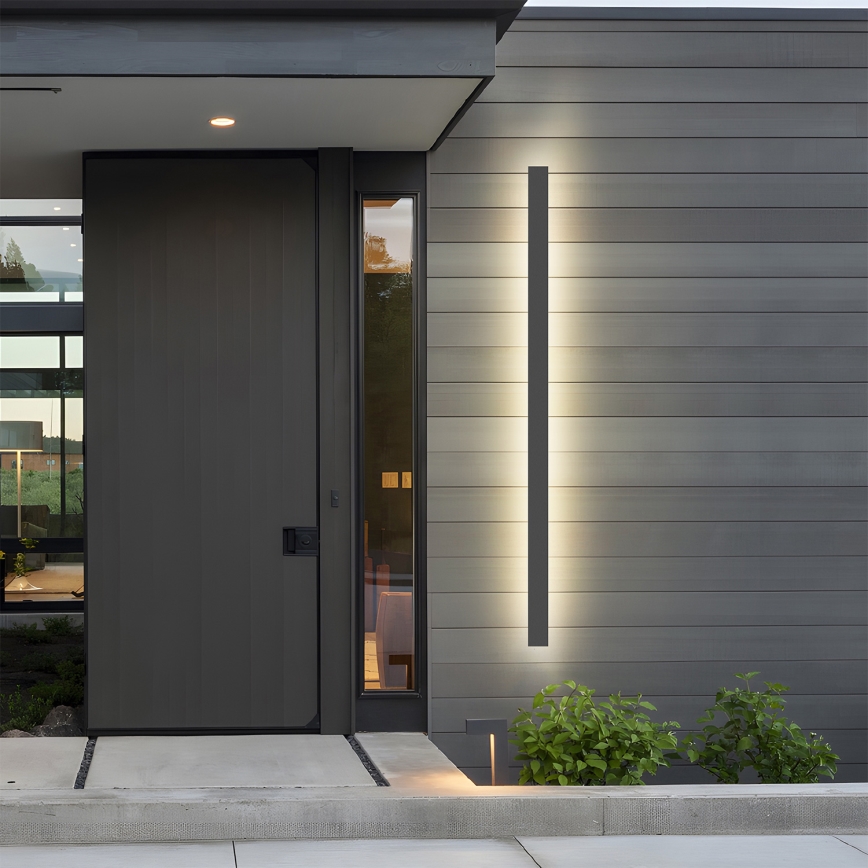 Brilagi - Aplique de parede exterior LINEAR LED/32W/230V 4000K IP65 140 cm antracite CRI 90