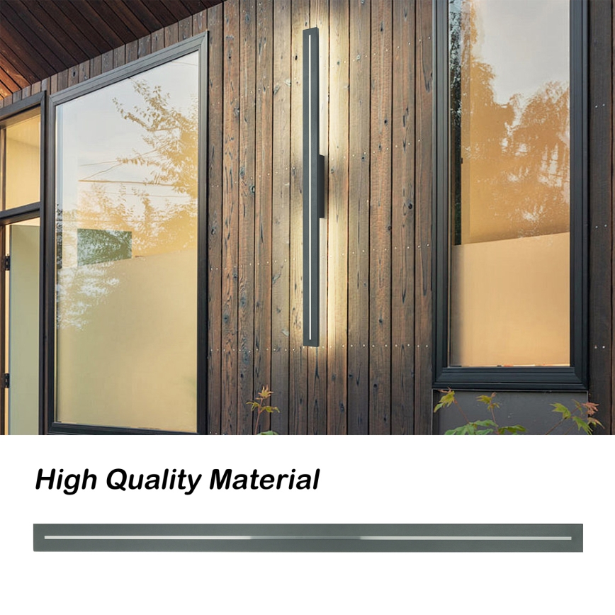 Brilagi - Aplique de parede LED para exterior LINEO LED/24W/230V 3000K IP65 100 cm antracite CRI 90