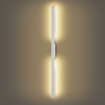 Brilagi - Aplique de Parede LED para Exterior LUNA LED/30W/230V 3000K IP65 150 cm branco IRC 90