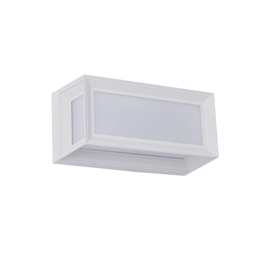 Brilagi - Aplique de parede LED para exterior PARKER LED/12W/230V 3000/4500/6000K branco IP44