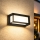 Brilagi - Aplique de parede LED para exterior PARKER LED/12W/230V preto IP44