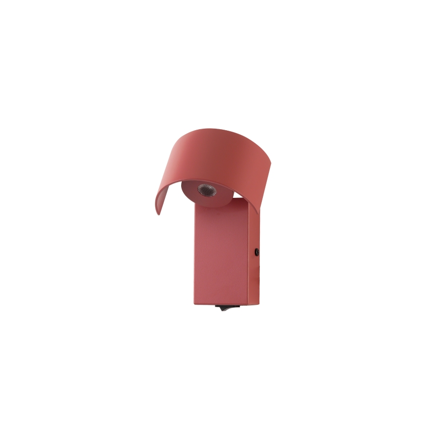 Brilagi - Aplique de parede LED VASTO LED/3W/230V rosa
