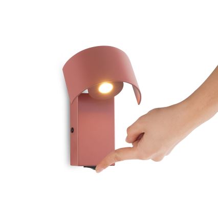 Brilagi - Aplique de parede LED VASTO LED/3W/230V rosa