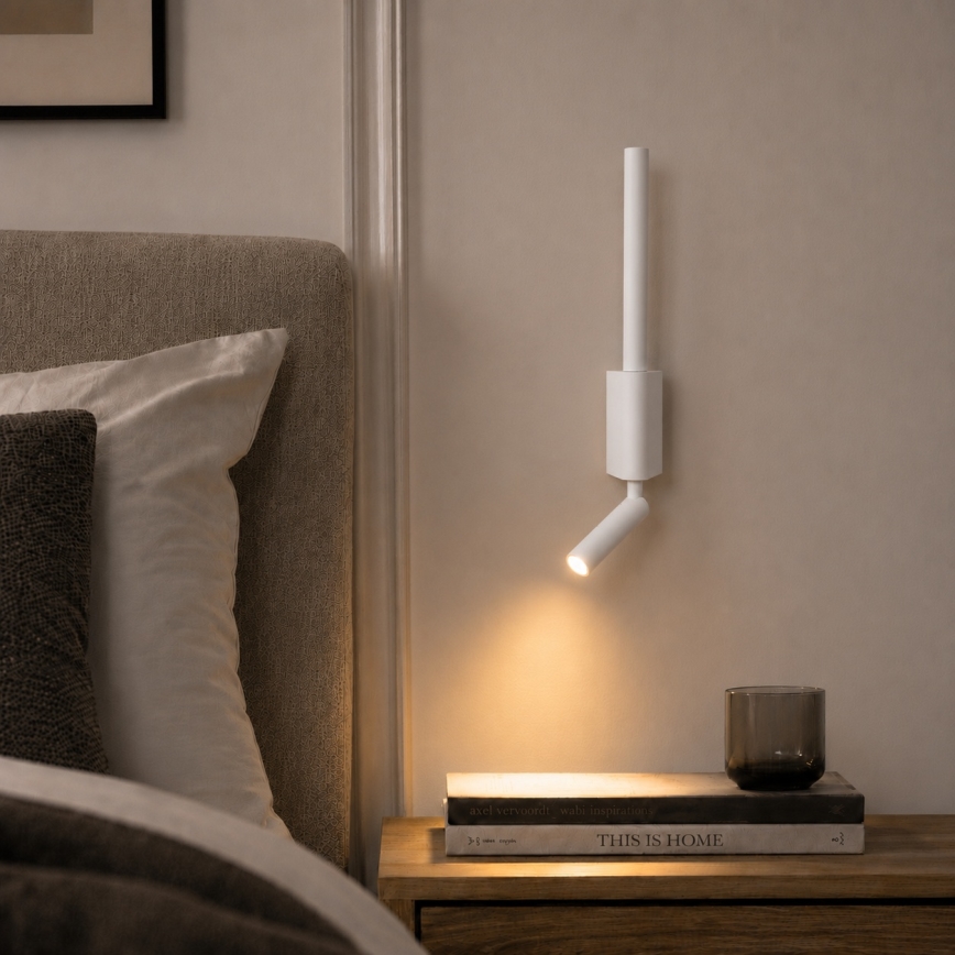 BRILAGI - Aplique de parede LED VIXON LED/3W/230V + LED/5W branco CRI 90