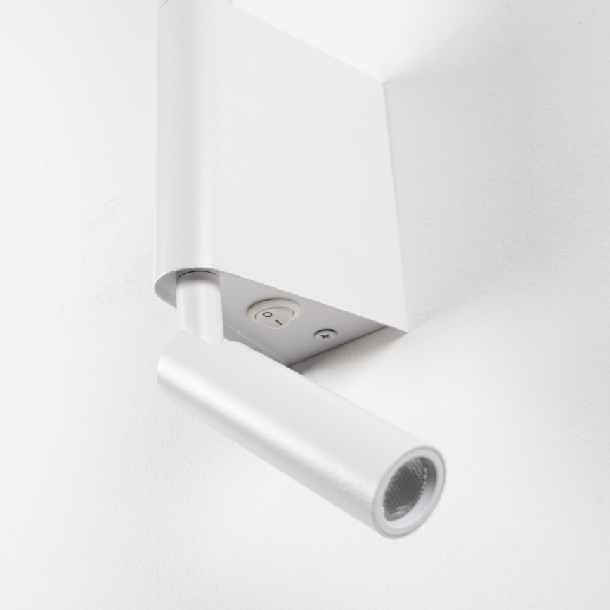 BRILAGI - Aplique de parede LED VIXON LED/3W/230V + LED/5W branco CRI 90
