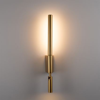 BRILAGI - Aplique de parede LED VIXON LED/3W/230V + LED/5W dourado IRC 90