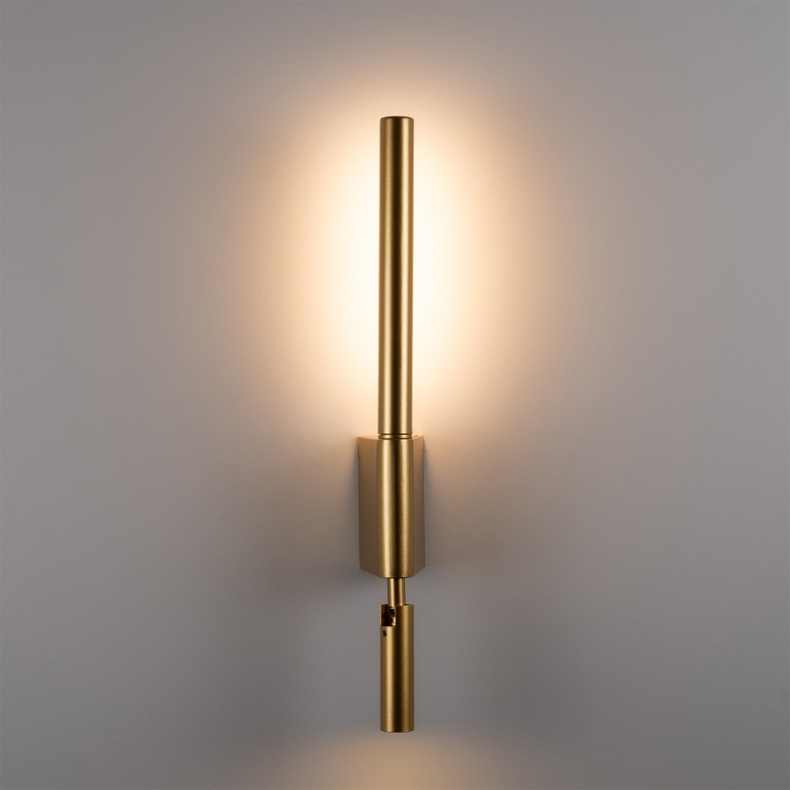 BRILAGI - Aplique de parede LED VIXON LED/3W/230V + LED/5W dourado IRC 90