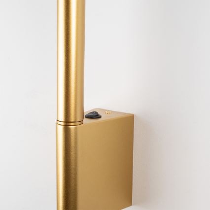 BRILAGI - Aplique de parede LED VIXON LED/3W/230V + LED/5W dourado IRC 90