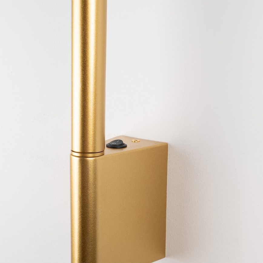 BRILAGI - Aplique de parede LED VIXON LED/3W/230V + LED/5W dourado IRC 90